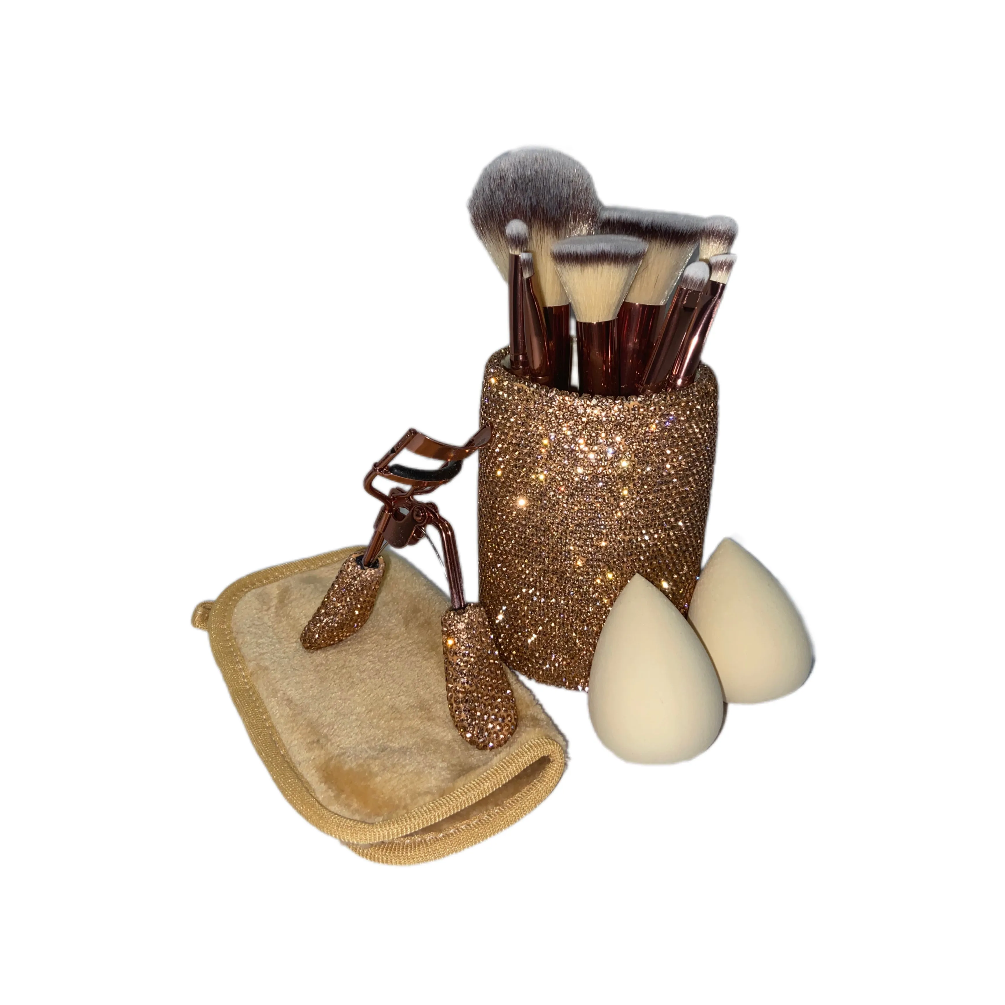 Glitz & Glam | LIMITED EDITION CHAMPAGNE 26pc Essentials Collection Brush Set | MU9682