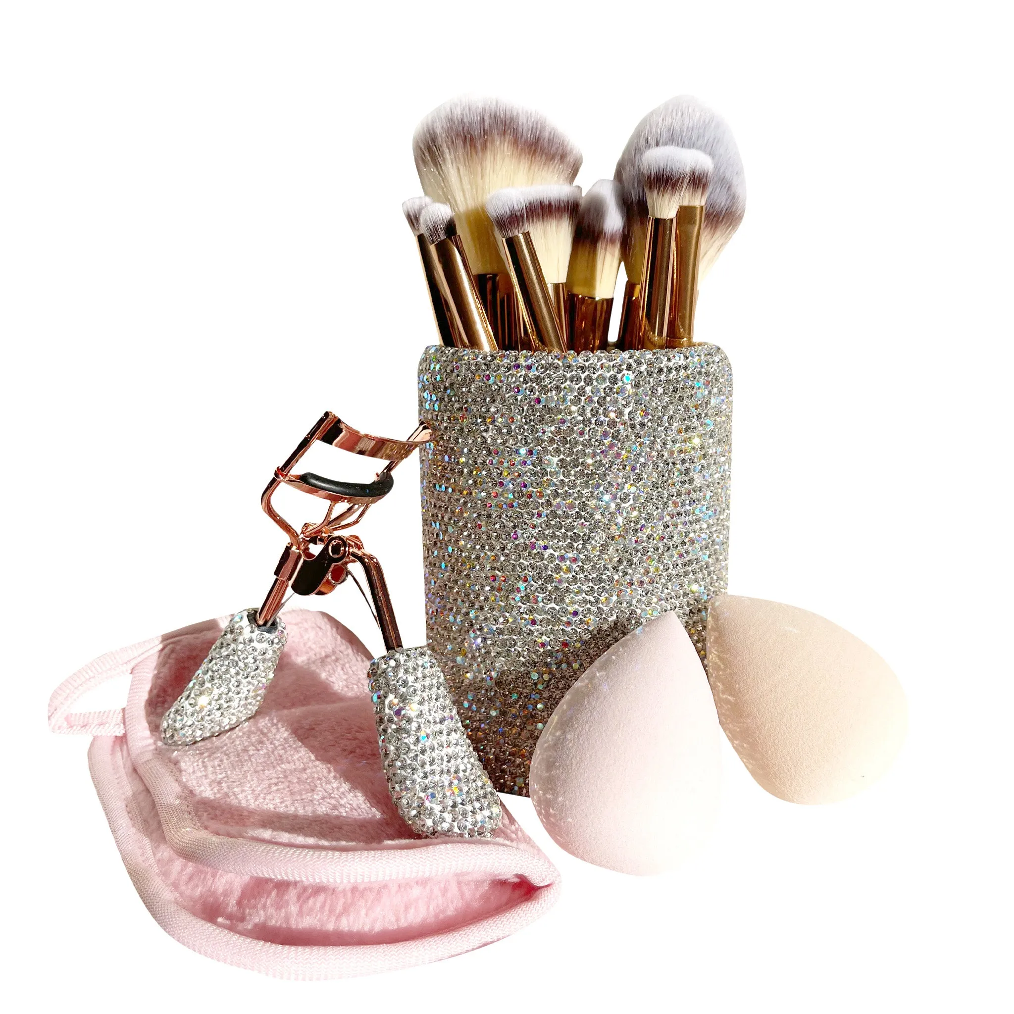 Glitz & Glam | SILVER 28pc Essentials Collection Brush Set | MU8811