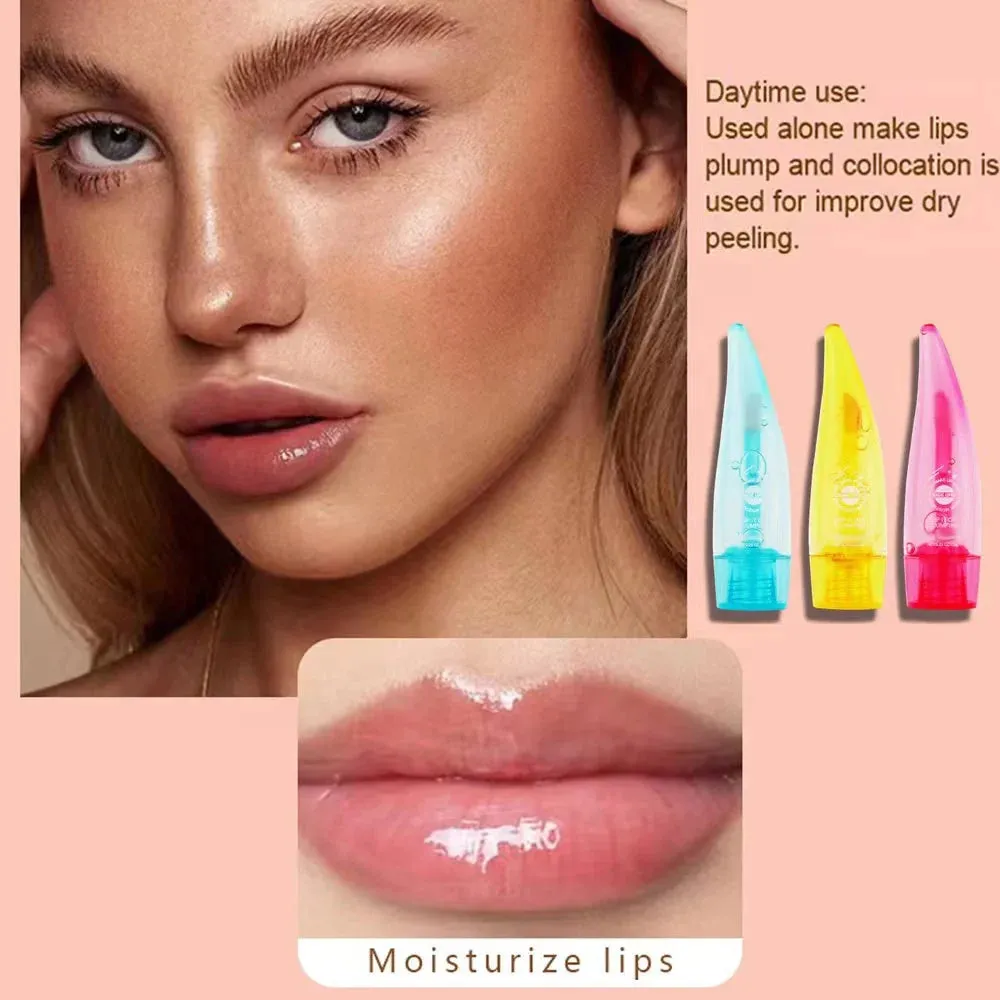 Gloss lip tint pink color with Aloe Vera