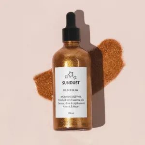 Golden Glow Organic Shimmer Dry Oil