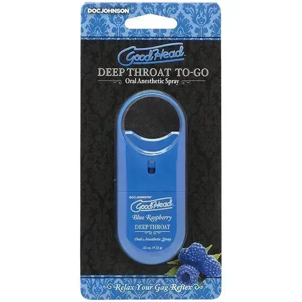 GoodHead™ To-Go - Deep Throat Spray - Blue Raspberry