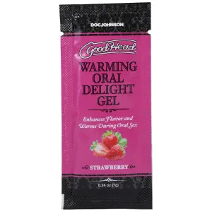 GoodHead Warming Oral Delight Gel 0.24 Oz - Strawberry: Turn Up the Heat in Your Oral Adventures