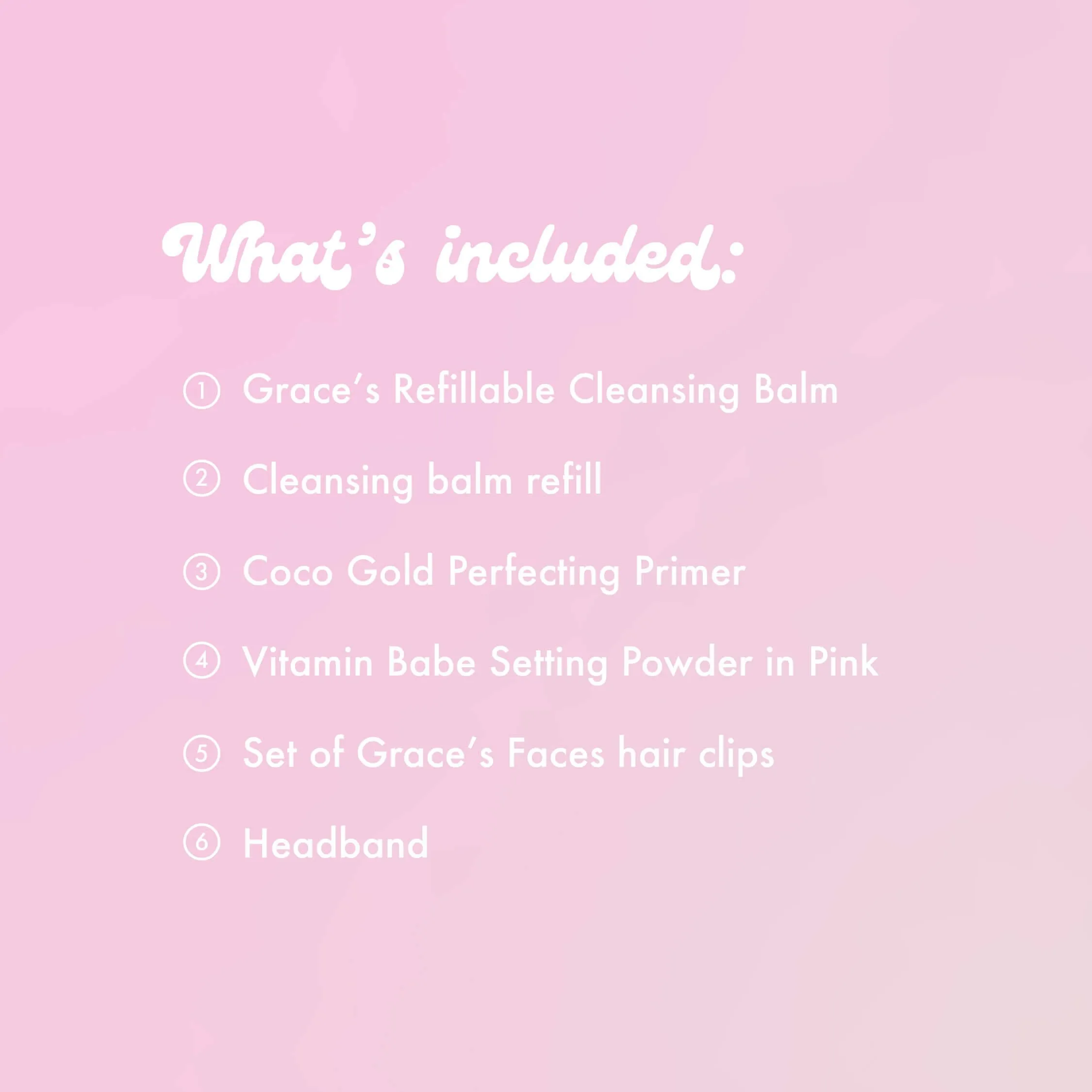 Graces Faces Prep & Pamper Set