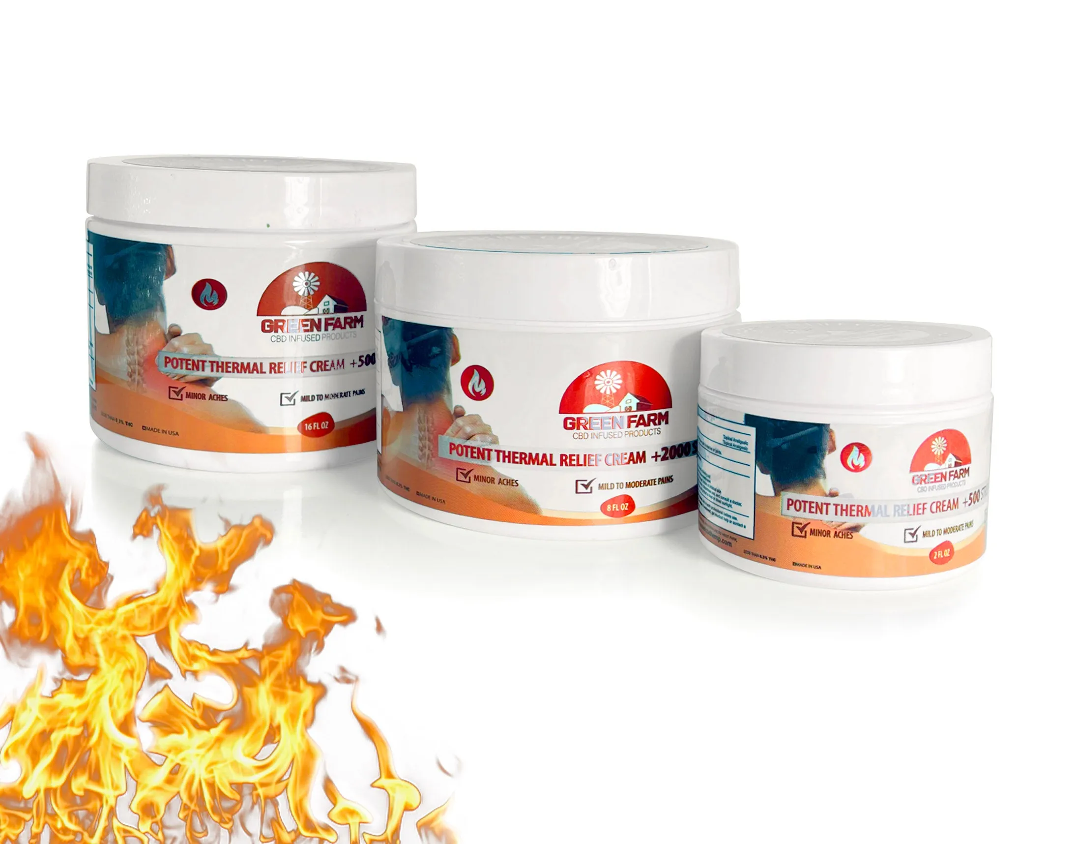 GREEN FARM CBD Thermal Pain Relief Cream