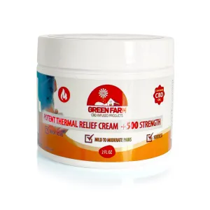 GREEN FARM CBD Thermal Pain Relief Cream