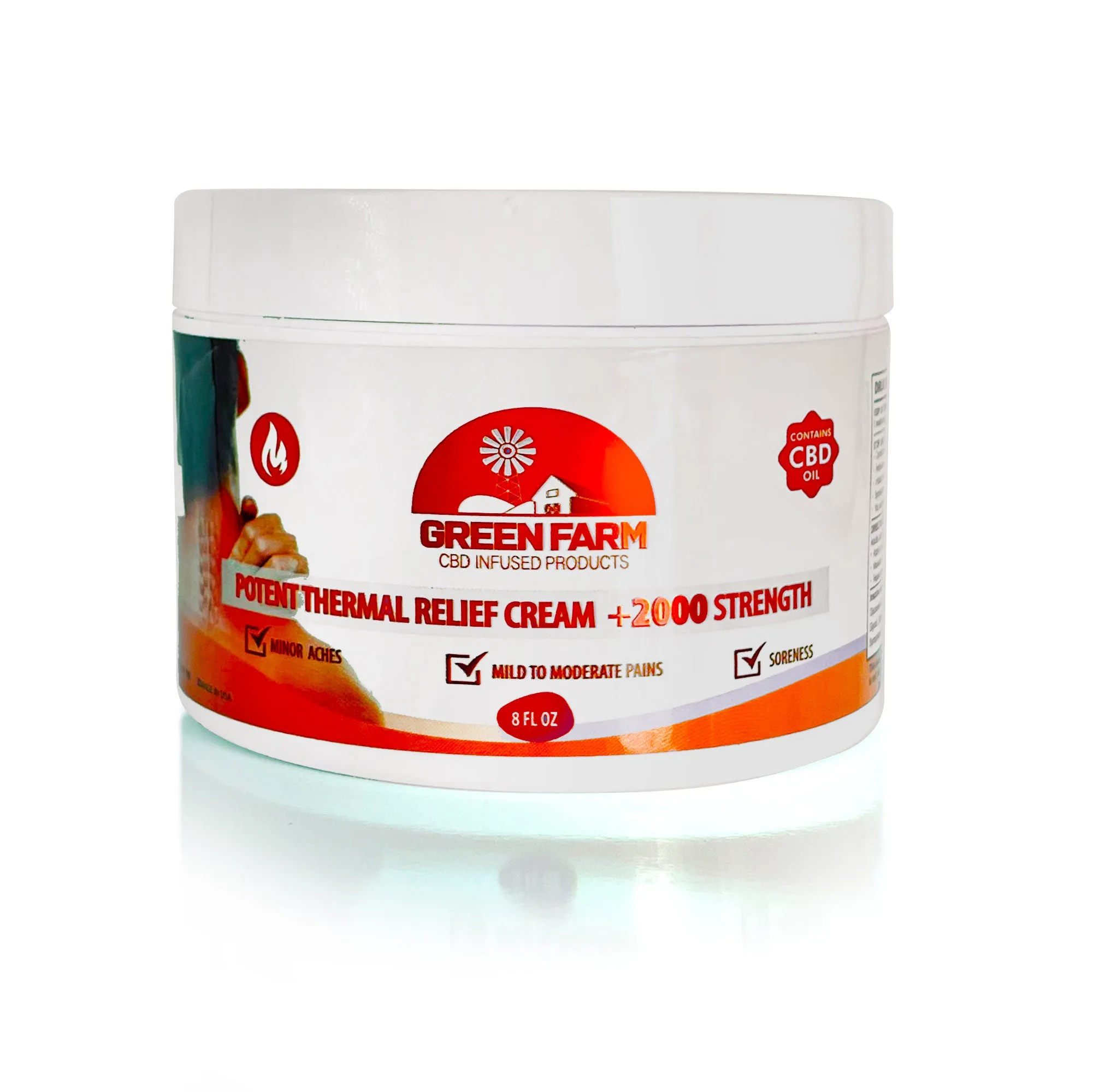 GREEN FARM CBD Thermal Pain Relief Cream