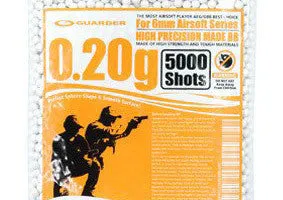 Guarder High Precision Made - 0.20g BB Pellets (5000 rounds, Bag)