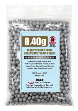 Guarder High Precision Made - 0.40g BB Pellets (1000 rounds, Bag)