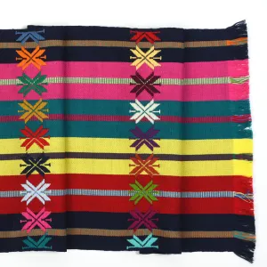 Guatemala Hand Woven Celebration Table Runner | Nautical Flags