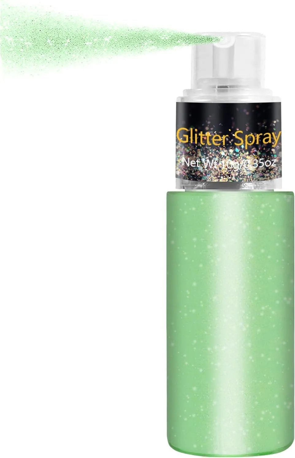 Hair and Body Glitter Spray, Holographic Glitter Highlighter Powder Spray, Face Hair Body Clothes Glitter Highlighter, Loose Glitter Spray Shimmer Powder Festival Rave Accessories, 10G (03# Pink)