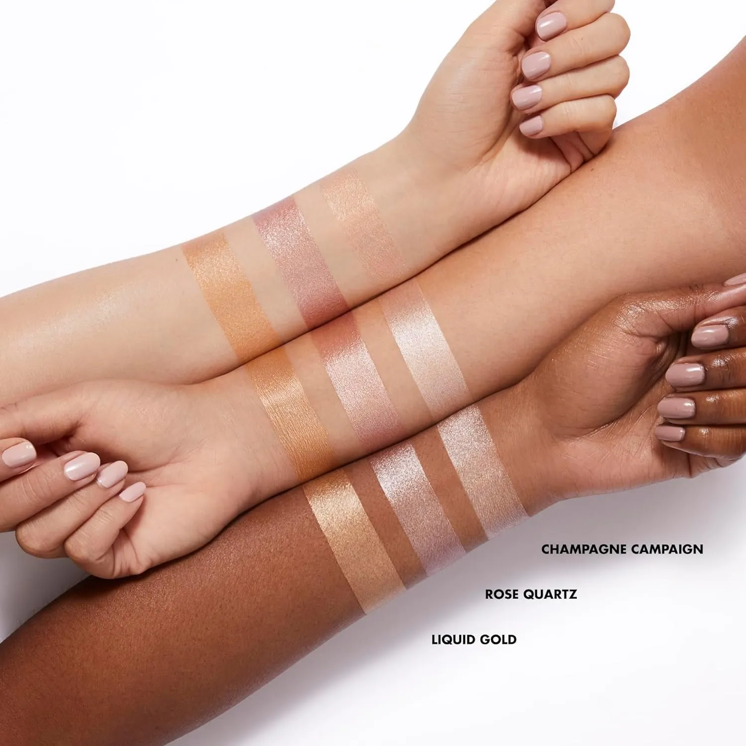 Halo Glow Highlight Beauty Wand, Liquid Highlighter Wand for Luminous, Glowing Skin, Buildable Formula, Vegan & Cruelty-Free,Champagne Campaign