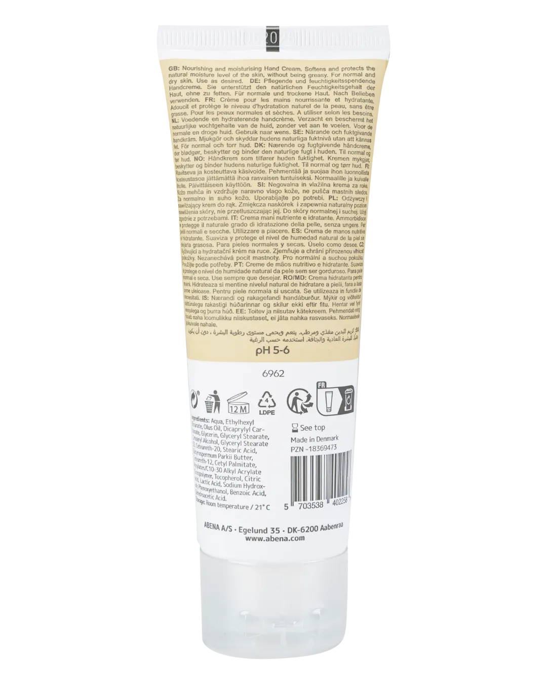 Hand Cream without perfume - 75 ml (21% lipids)