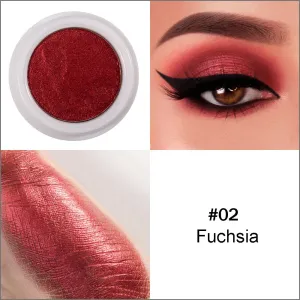 Handaiyan Glitter Eyeshadow Metal Powder Makeup Palette Shimmer White Shiny Eye Shadow Bright Make Up Cosmetics