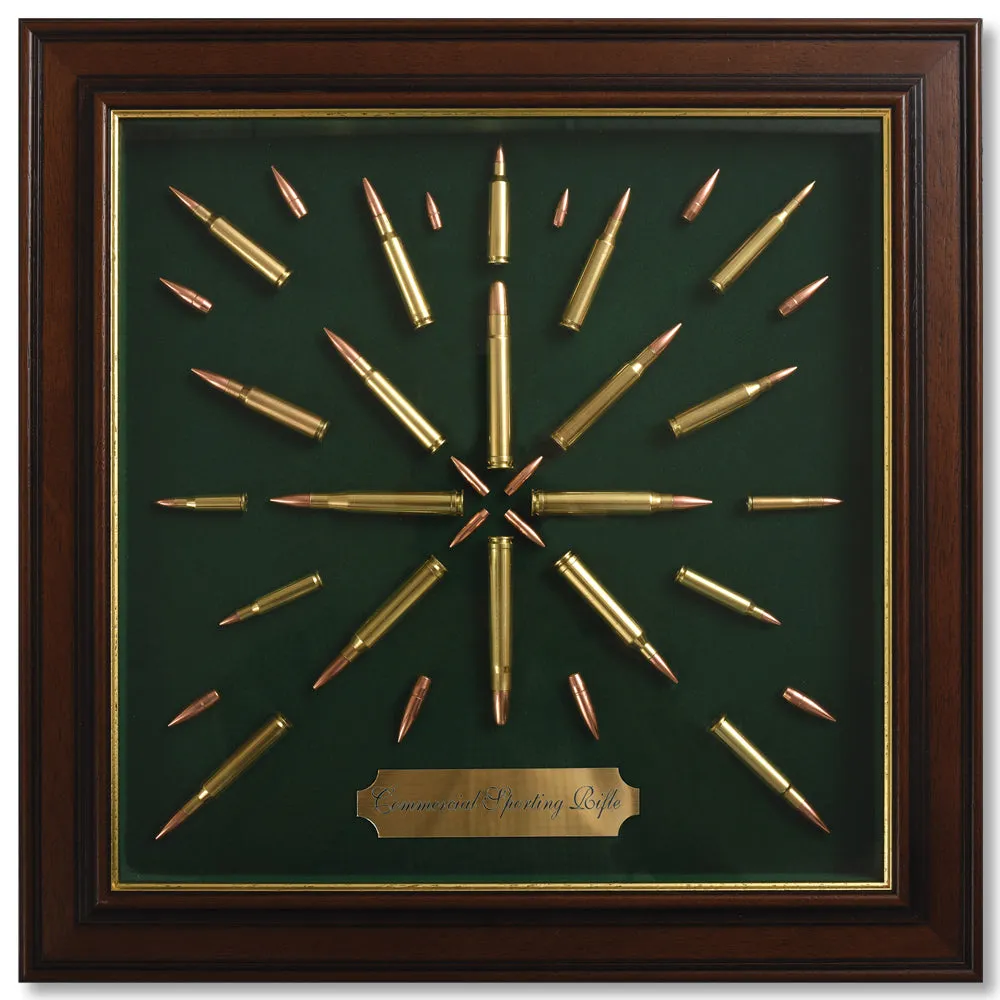 Handmade British Cartridge Commercial Rifle Board