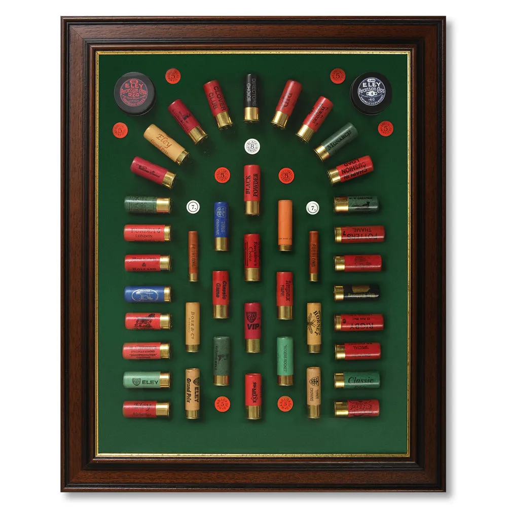 Handmade British Paper Shotshell Arched Cartridge Board