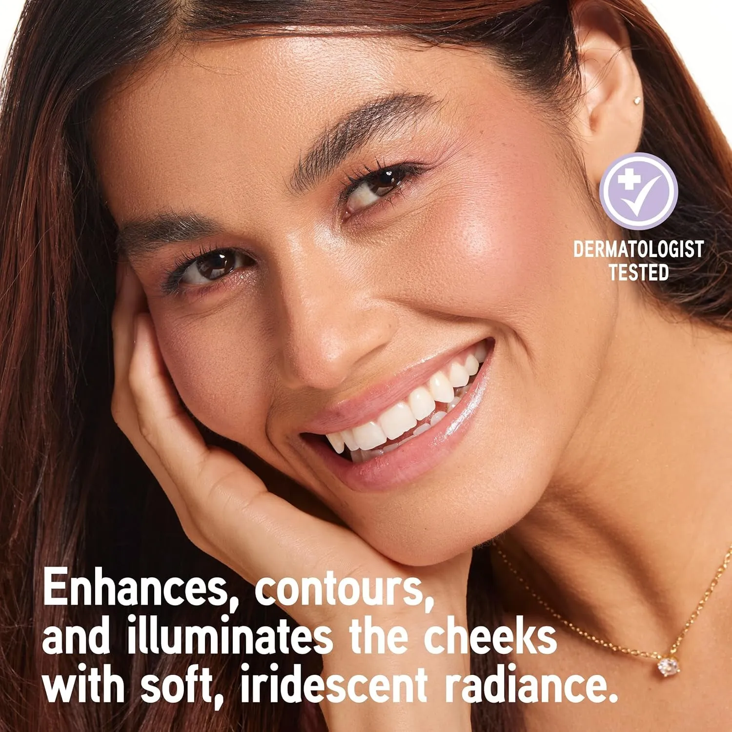 Happy Heart Glow & Mood Boosting Blush, Natural, Dermatologist Tested - Rose