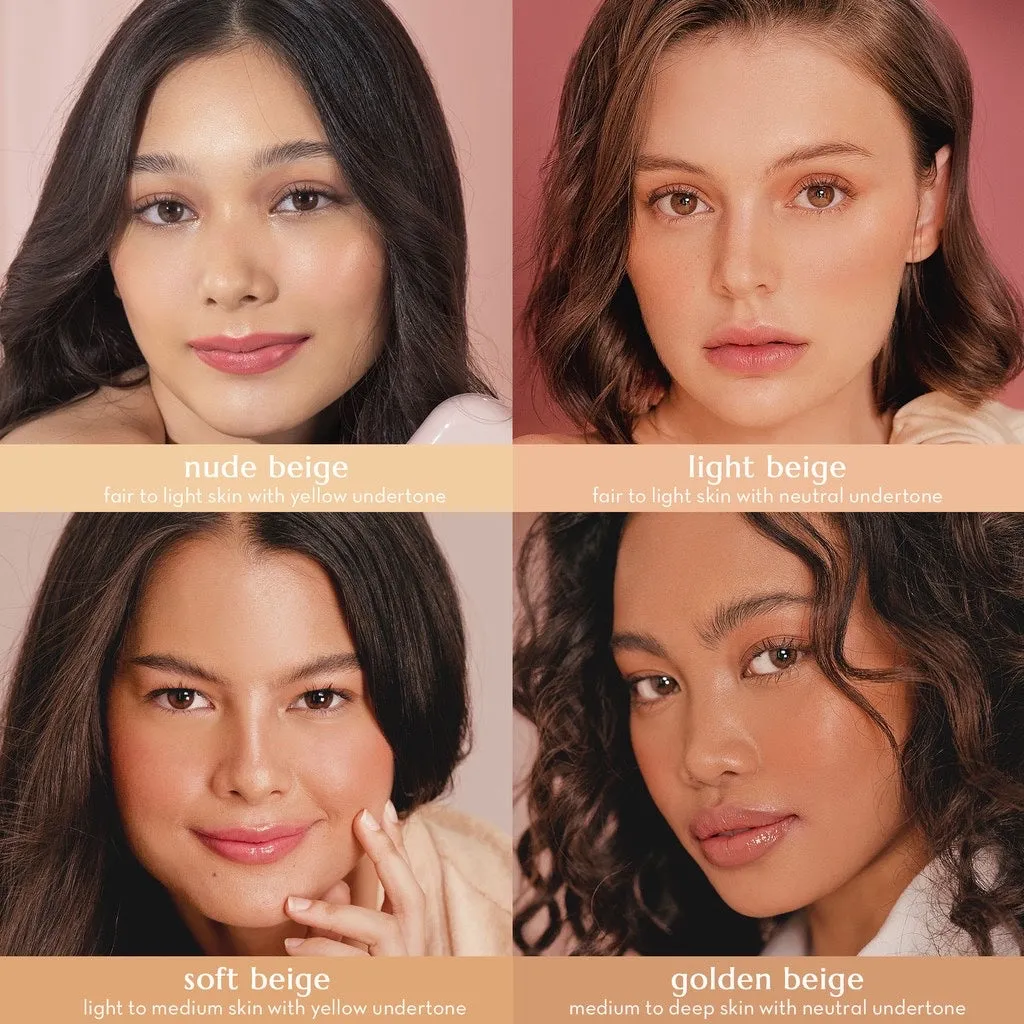 Happy Skin Second Skin Serum Cushion Foundation in Nude Beige