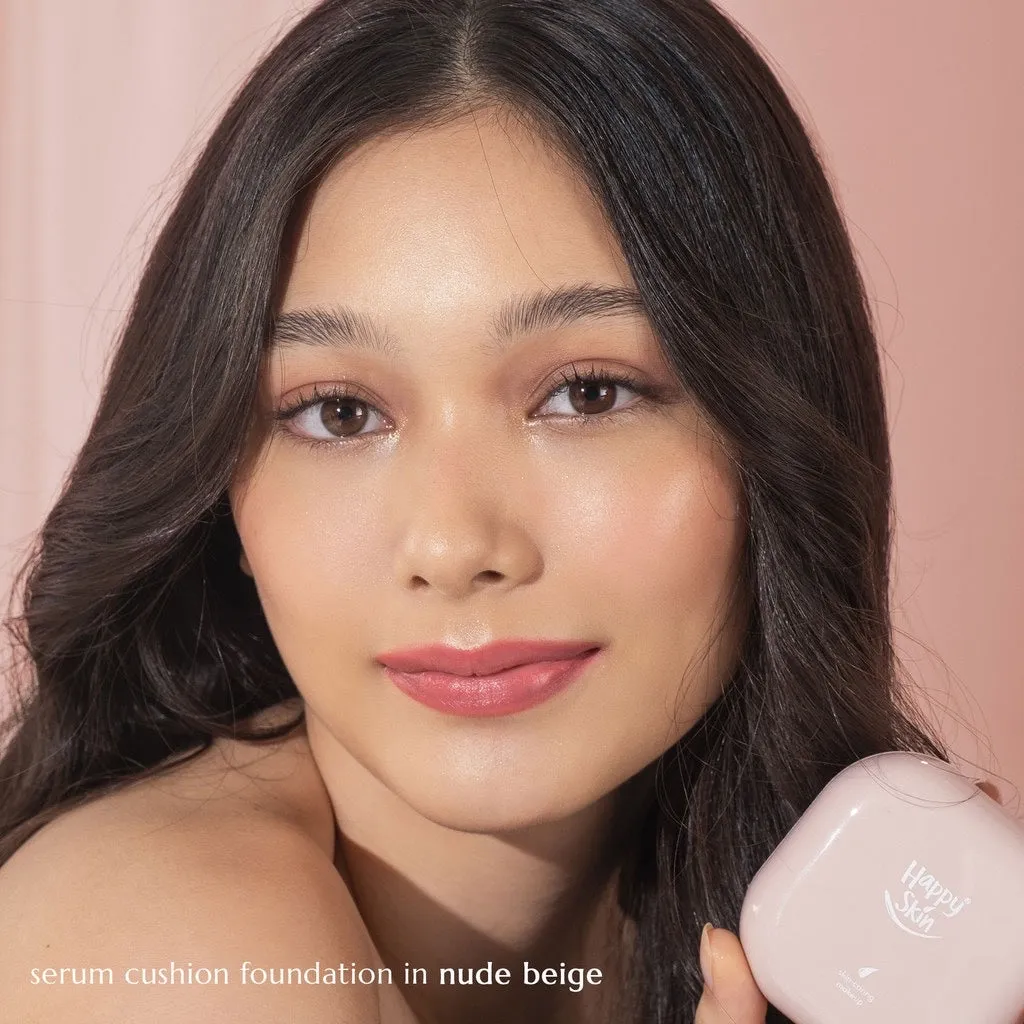 Happy Skin Second Skin Serum Cushion Foundation in Nude Beige