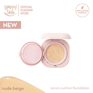 Happy Skin Second Skin Serum Cushion Foundation in Nude Beige