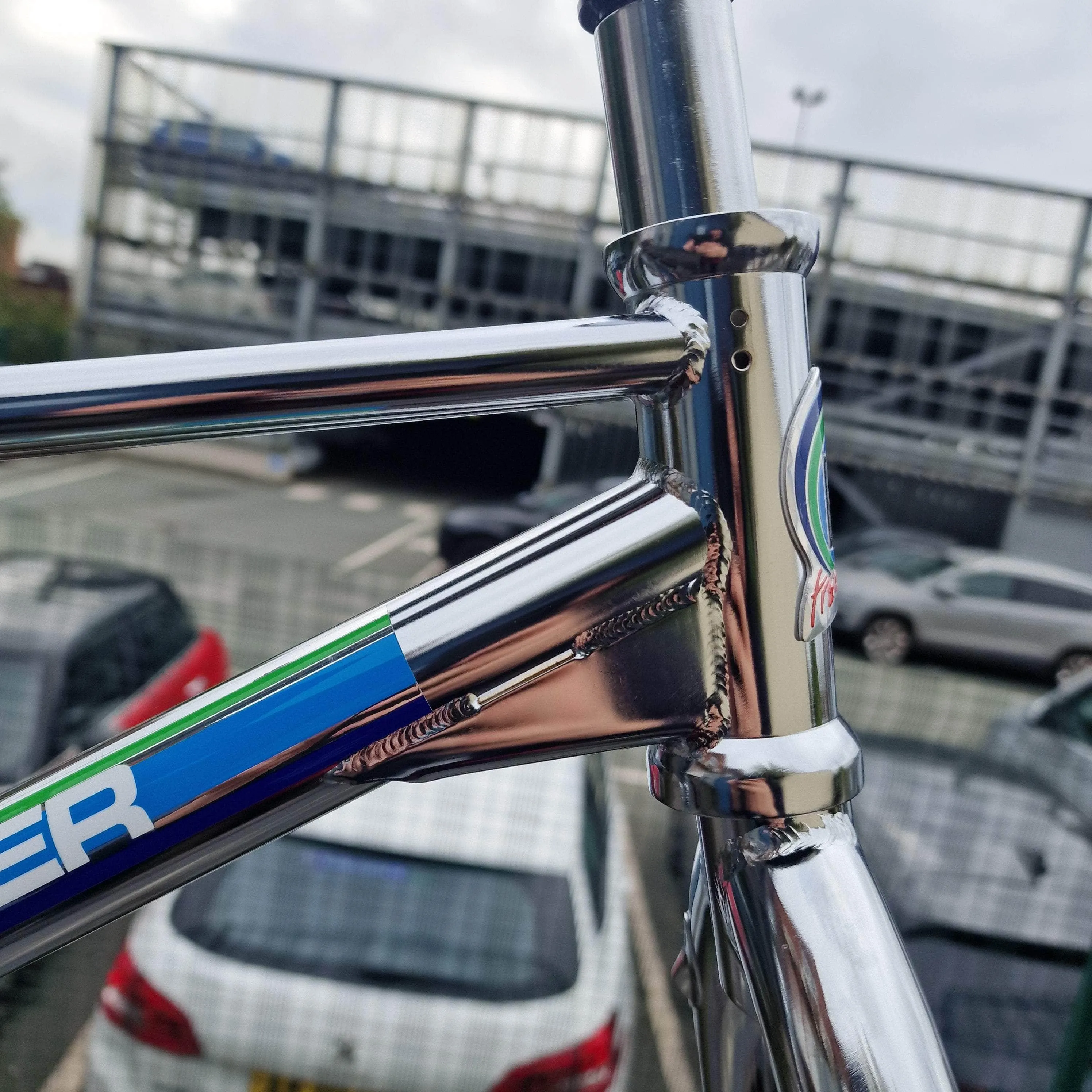 Haro 40th Anniversary Bob Haro Freestyler Lineage Frameset Chrome