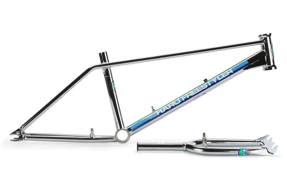Haro 40th Anniversary Bob Haro Freestyler Lineage Frameset Chrome