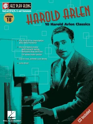 HAROLD ARLEN JAZZ PLAYALONG V18 BK/CD