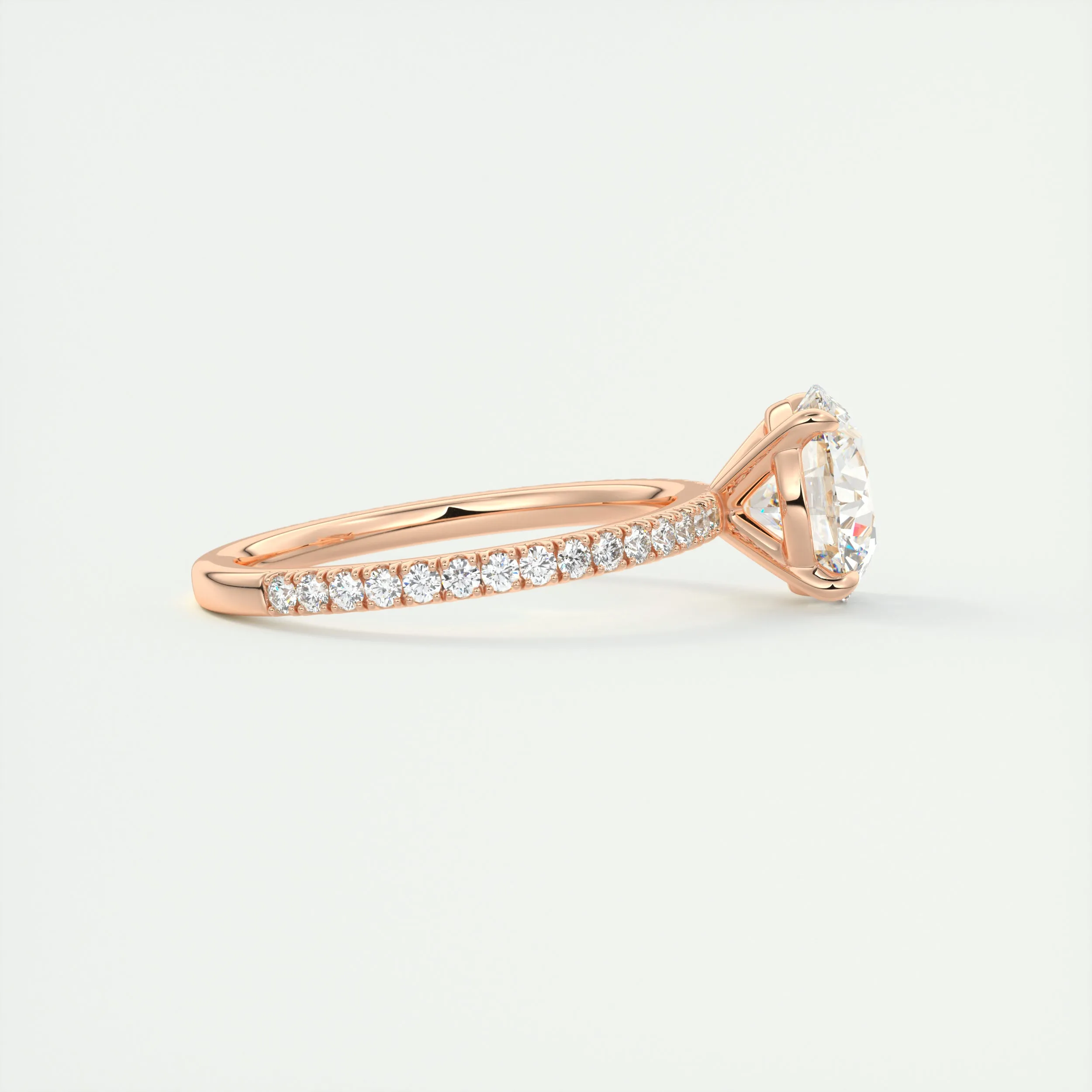 Harper Classic Pavé | Round