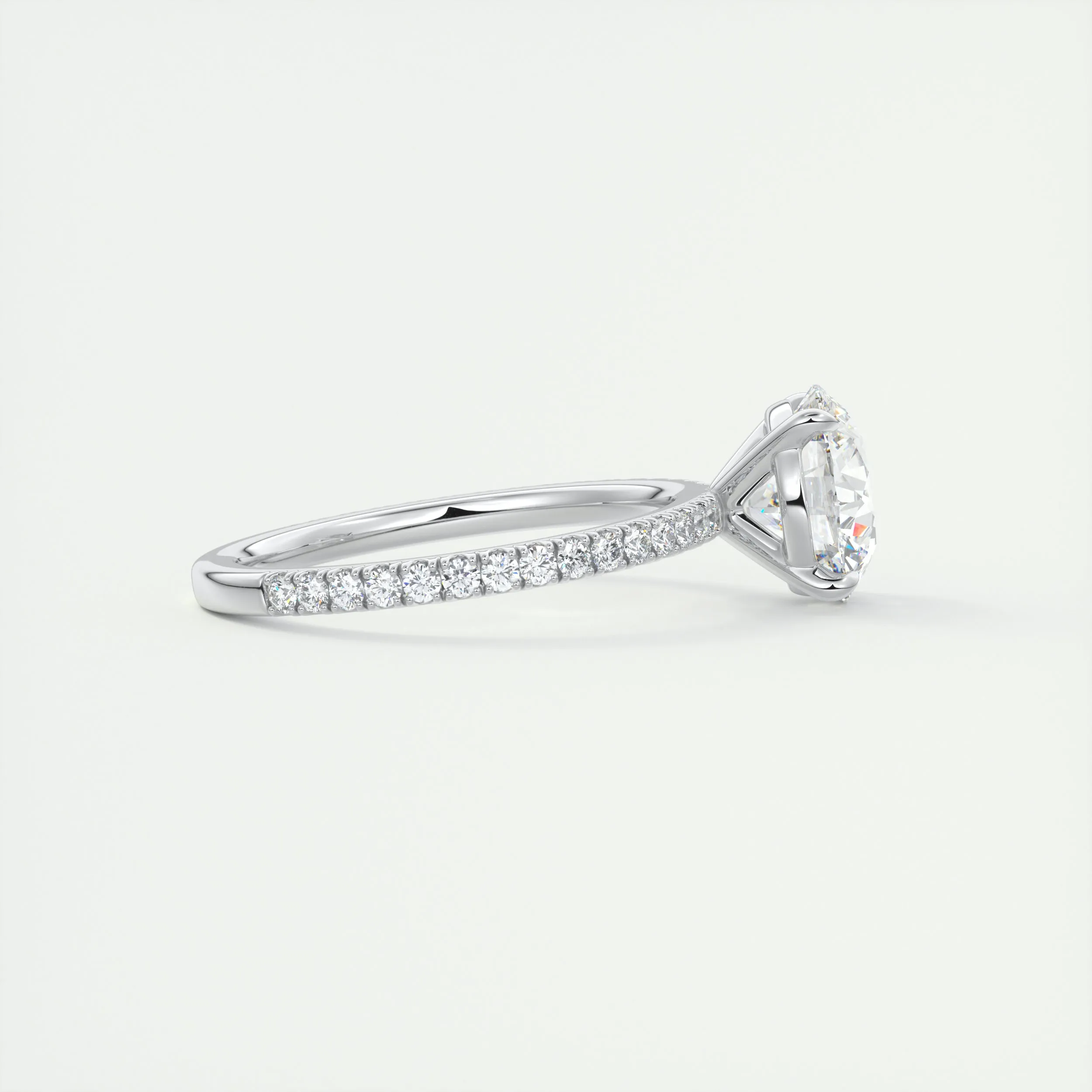 Harper Classic Pavé | Round