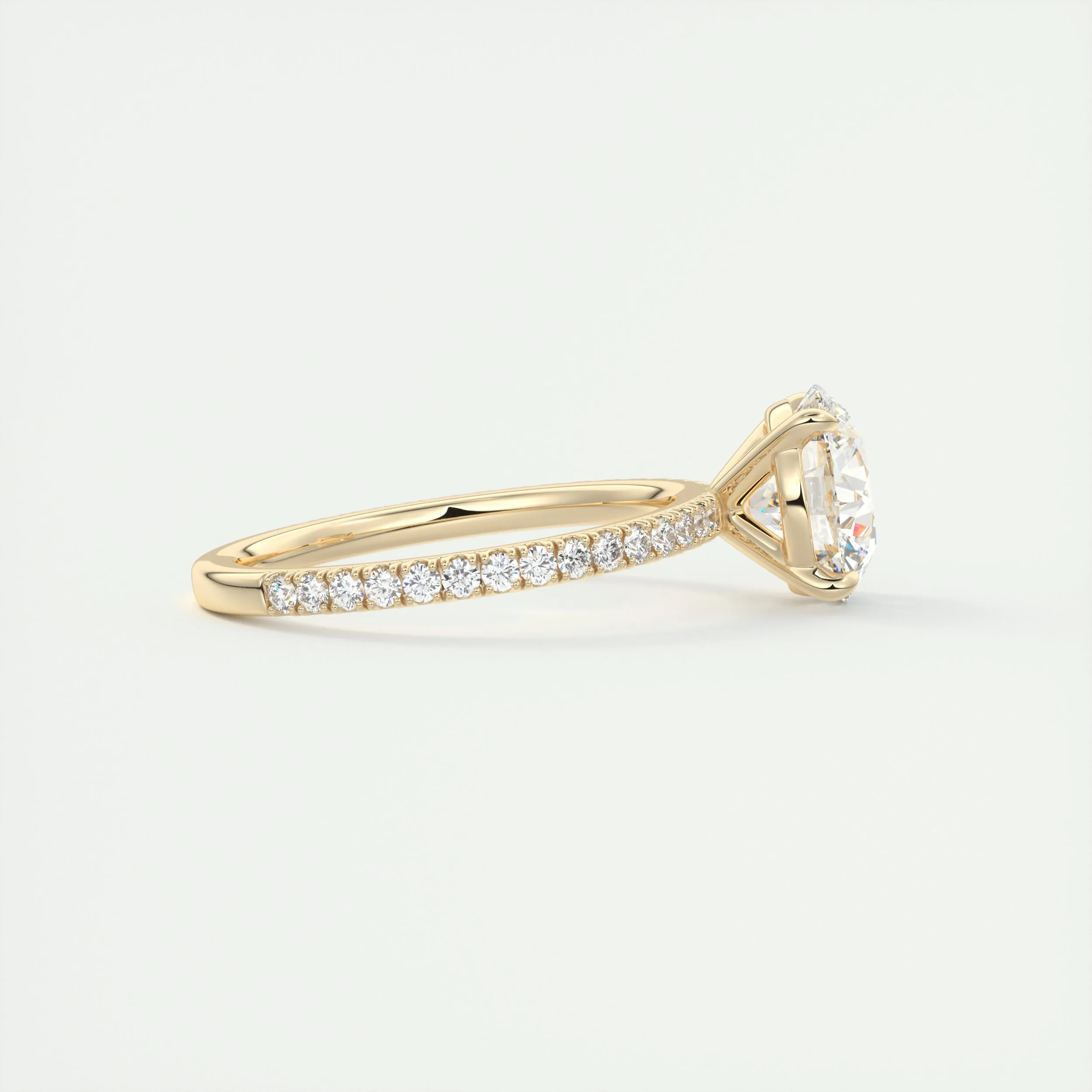 Harper Classic Pavé | Round