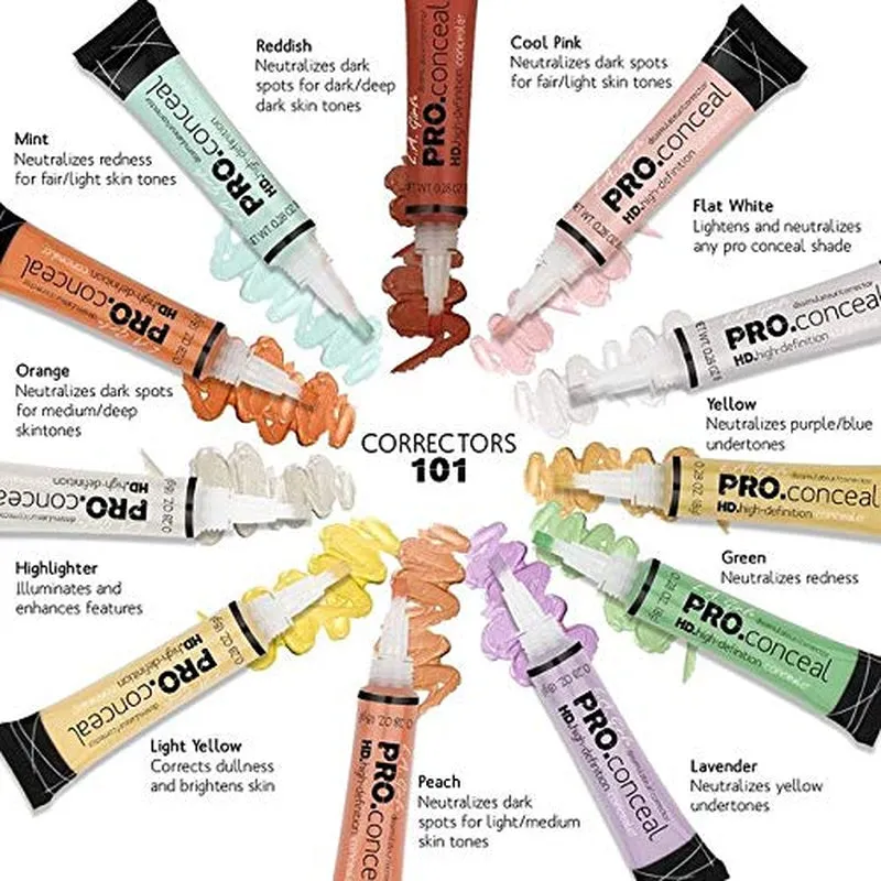 Hd Pro Conceal Oz, Cool Pink Corrector, 0.28 Ounce