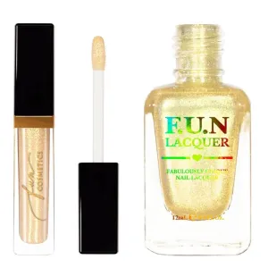 Heart Of Gold 003 Lip   Nail Duo