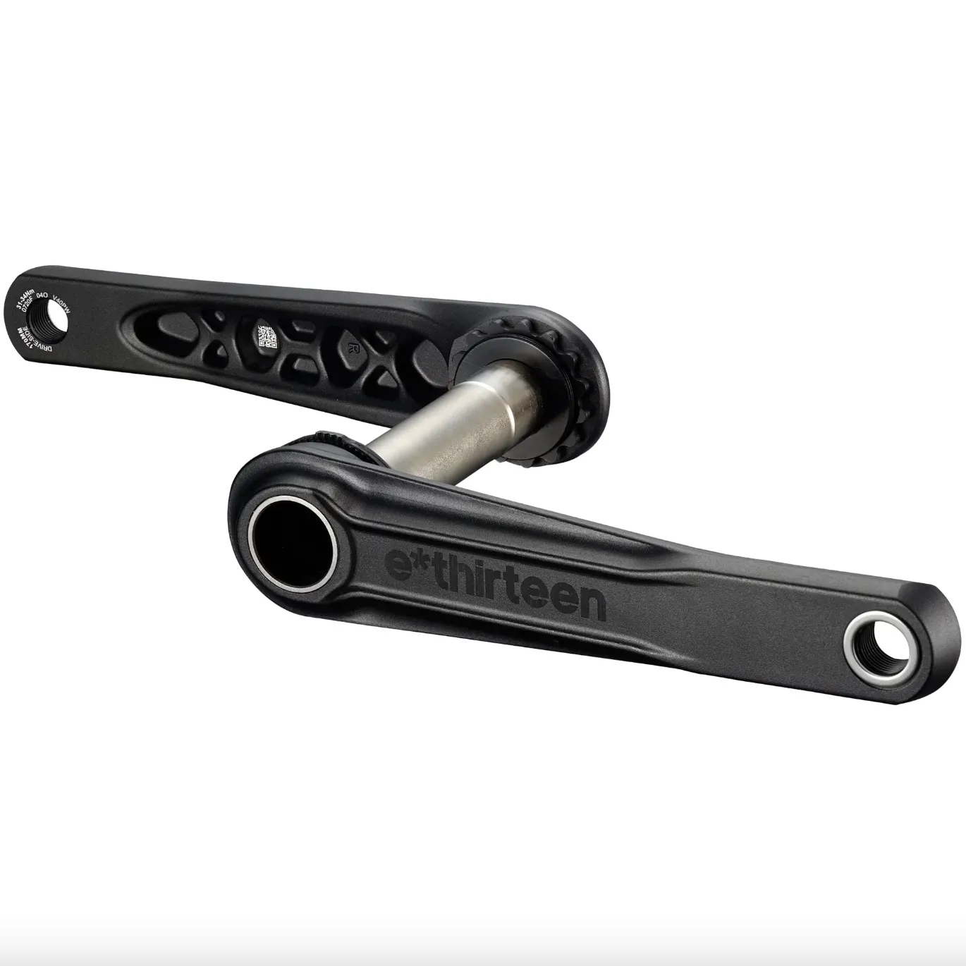 Helix Crank - 170x73mm - no BB, no ring - with Self Extractor - Black