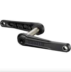 Helix Crank - 175x73mm - no BB, no ring - with Self Extractor - Black