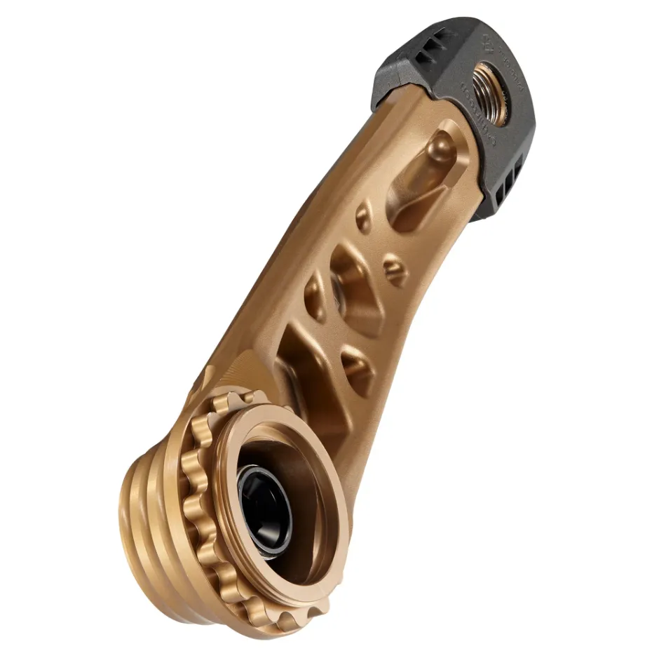 Helix R Crank - 170x73mm - no BB, no ring - with Self Extractor - Bronze