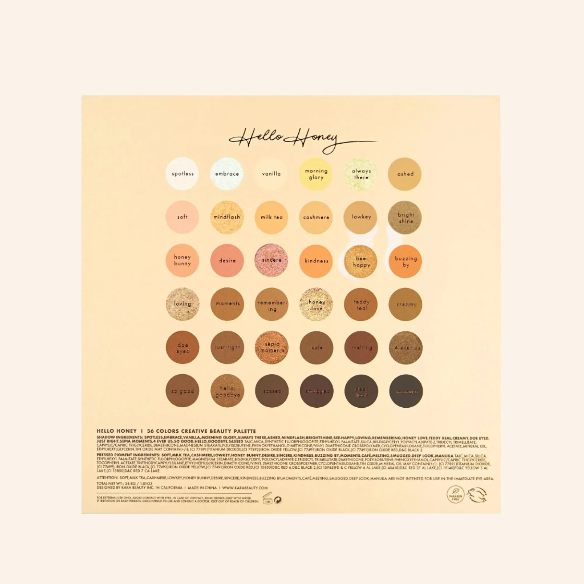Hello Honey Creative Beauty Palette