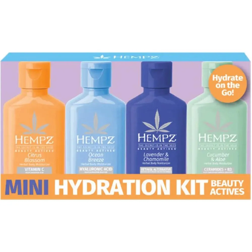 Hempz Mini Hydration Kit 4 Piece - Beauty Actives