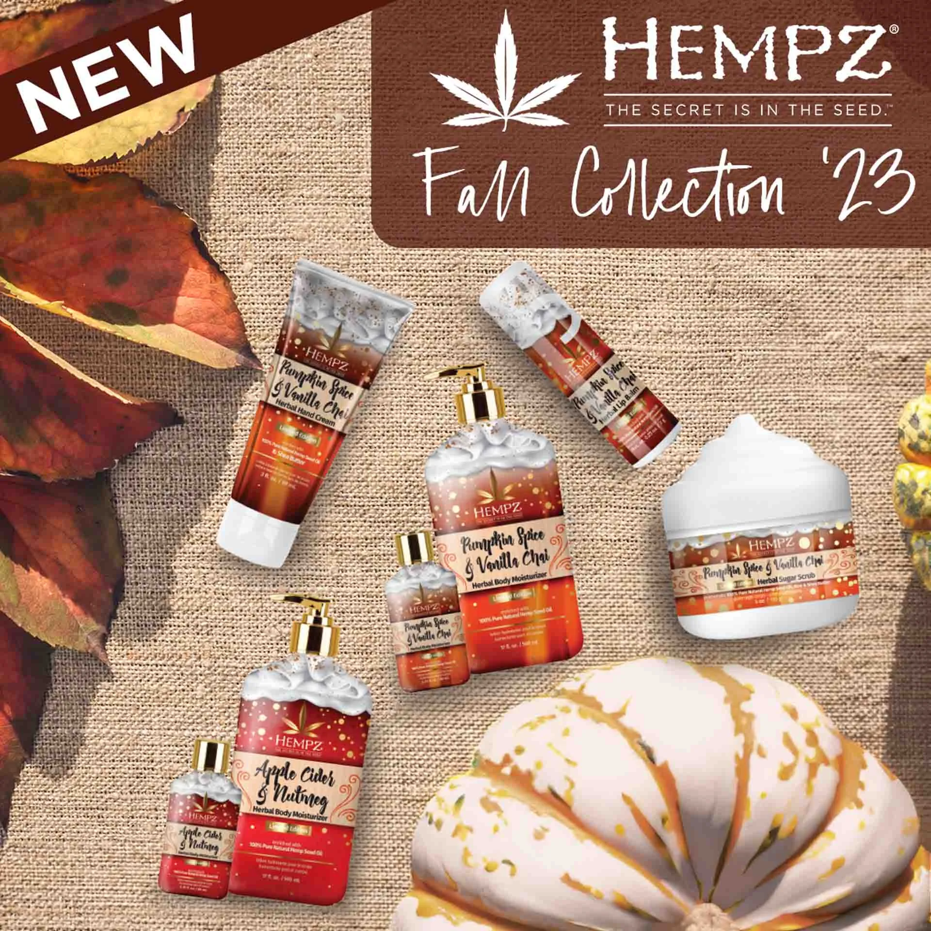 Hempz Spice to Meet You Display 17 piece