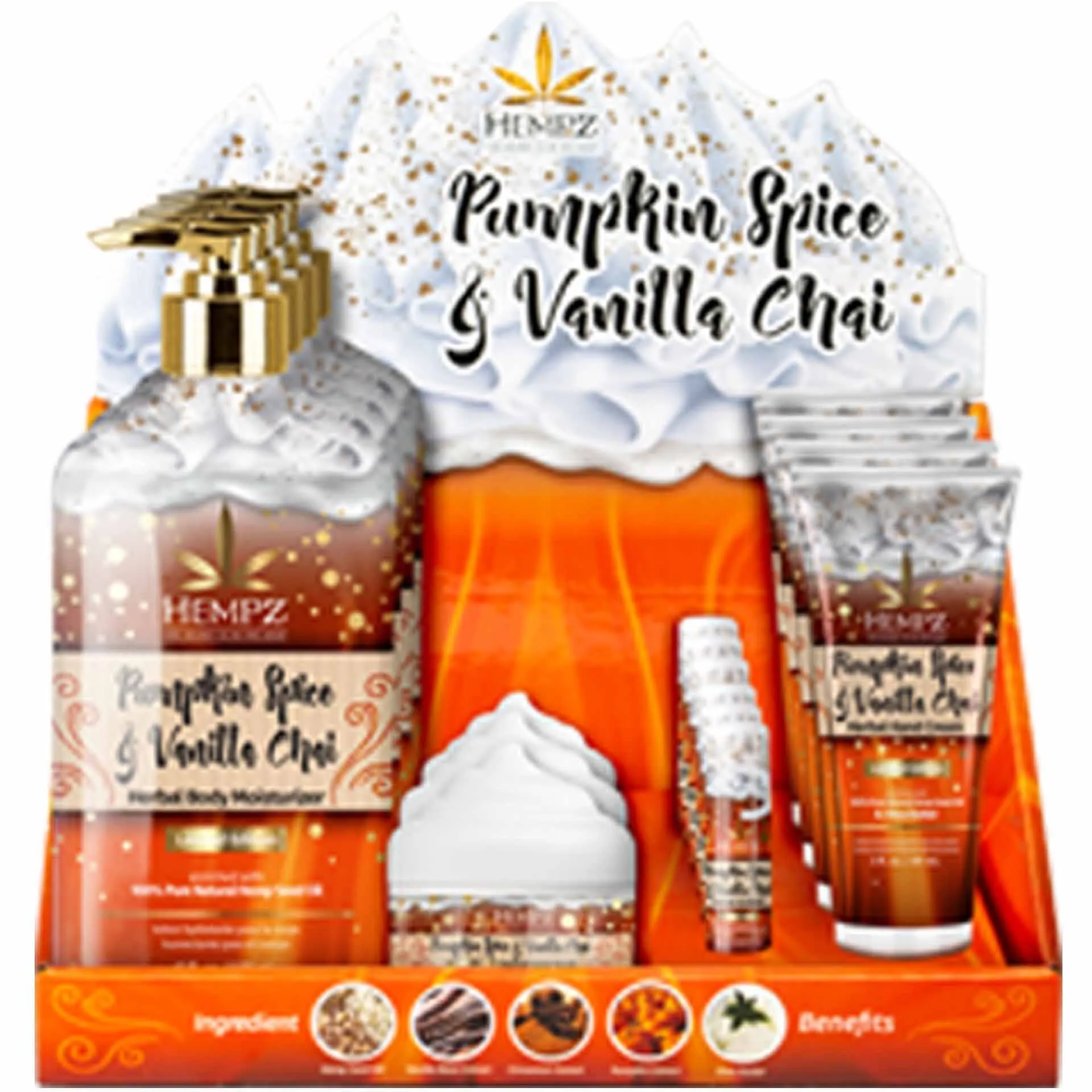 Hempz Spice to Meet You Display 17 piece
