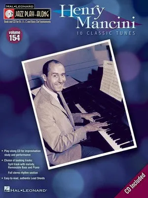 HENRY MANCINI JAZZ PLAY ALONG BK/CD V154
