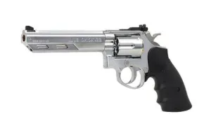 HFC AIRSOFT DE 6'' REVOLVER PLASTIC GREEN GAS - Silver