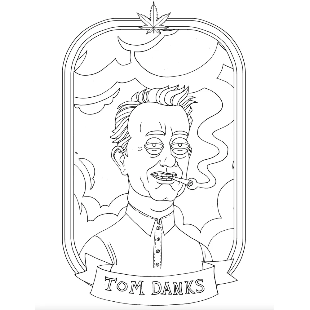 High AF Colouring Book