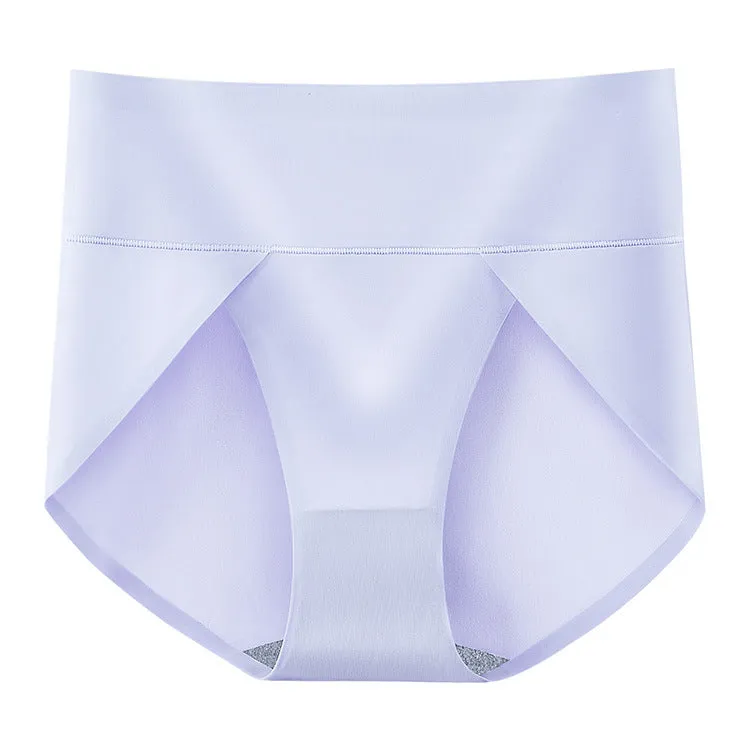 High-Waist Ice Silk Seamless & Breathable for All Seasons Panties