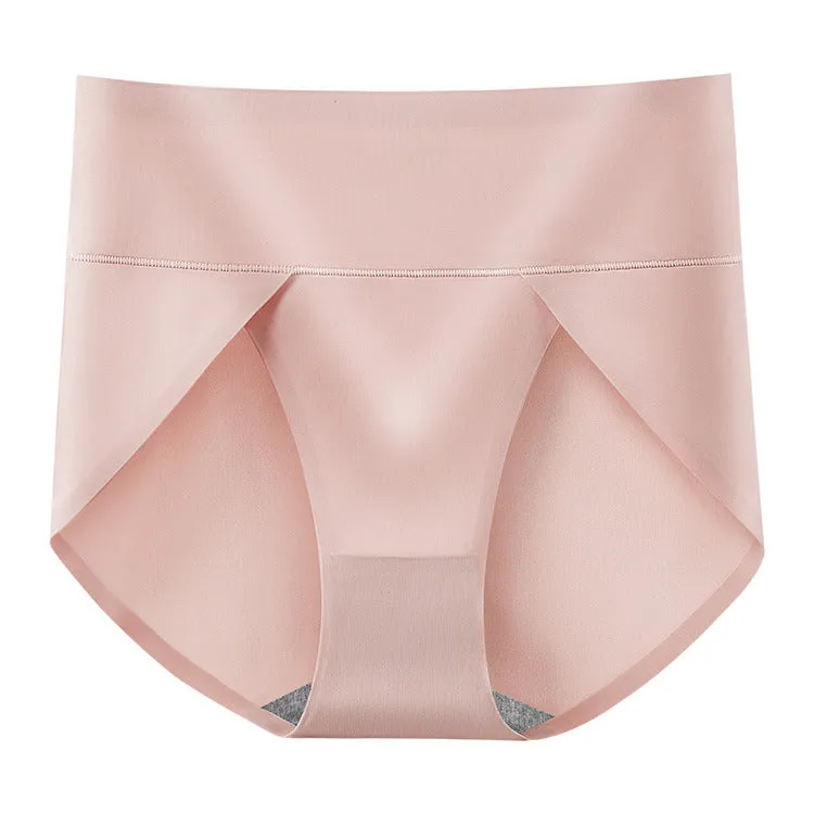 High-Waist Ice Silk Seamless & Breathable for All Seasons Panties