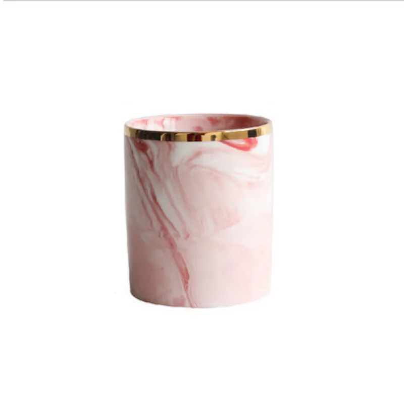 Homlly Marbi Ceramic Gold Rim Mug Holder