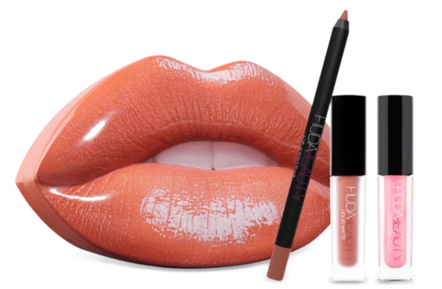 Huda Beauty Contour & Strobe Lip Set - Trendsetter