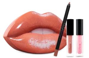 Huda Beauty Contour & Strobe Lip Set - Trendsetter