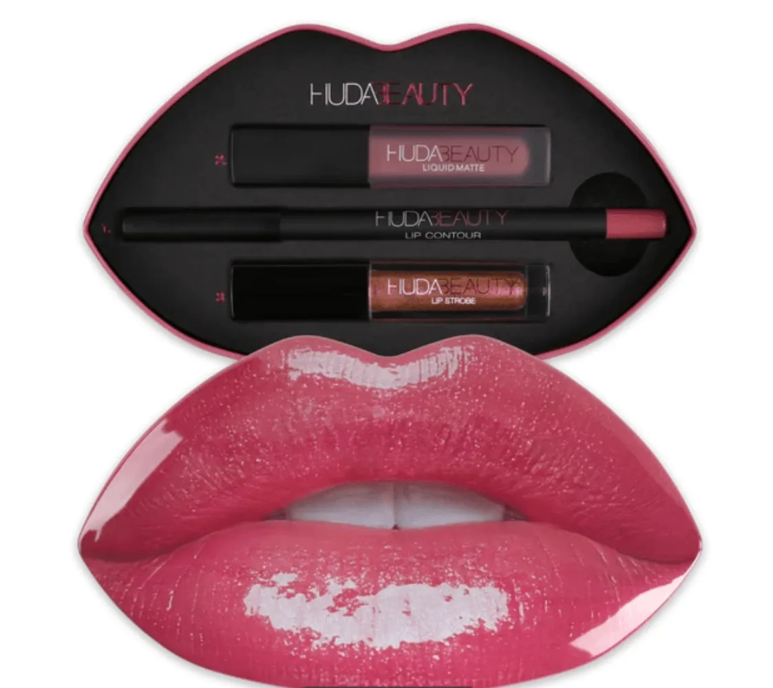 Huda Beauty Contour & Strobe Lip Set - Trophy Wife