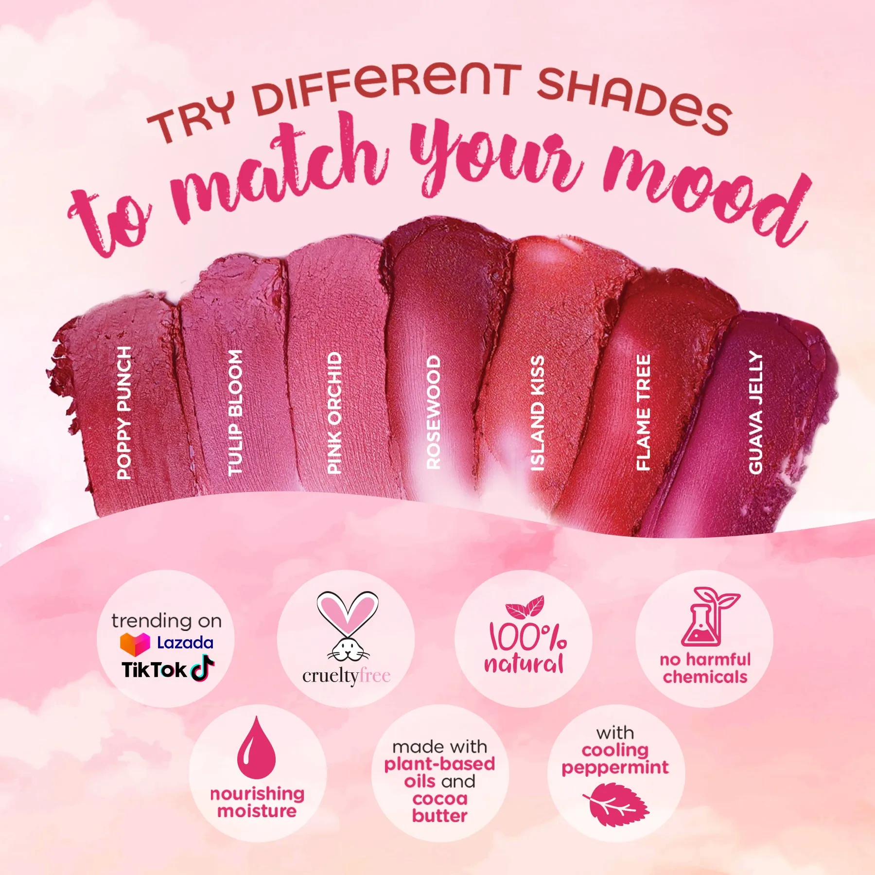 Human♡Nature Tinted Lip Balm 4g