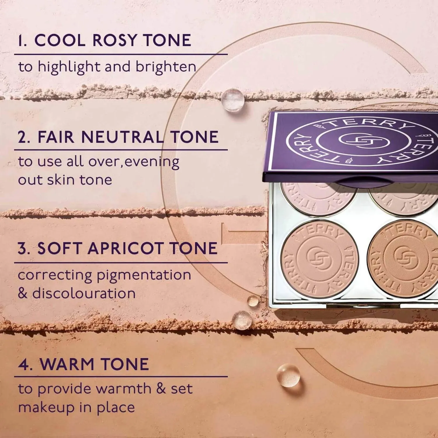 Hyaluronic Hydra-Powder Palette N1. Fair To Medium