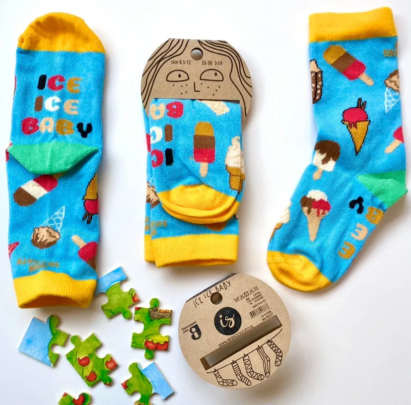 Ice Ice Baby - Kids Socks